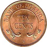10 центов 1966 [Уганда]