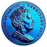 2 фунта 2016, Императорский пингвин [Британская антарктическая территория]