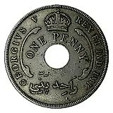 1 пенни 1929 [Британская Западная Африка]