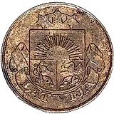 1 сантим 1922 [Латвия]