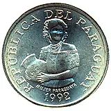 5 гуарани 1992 [Парагвай]