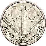 1 франк 1944, В, ÉTAT FRANÇAIS [Франция]