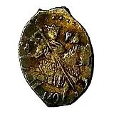 копейка Лжедмитрия I 1605-1606, ГД-МО-РЬ [Москва]