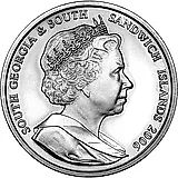 2 фунта 2006, 80 лет со дня рождения Королевы Елизаветы II /свадьба Елизаветы II и Филиппа/ [Южная Георгия и Южные Сандвичевы Острова]