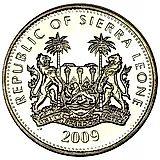 1 доллар 2009, Обезьяны - Капуцин [Сьерра-Леоне]