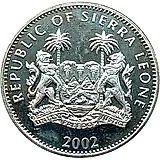 1 доллар 2002, Год лошади [Сьерра-Леоне]