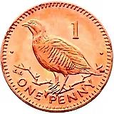 1 пенни 1999 [Гибралтар]