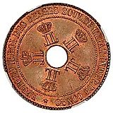 10 сантимов 1887 [Демократическая Республика Конго / Свободное государство Конго]
