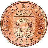 1 сантим 2008 [Латвия]