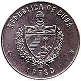 1 песо 1980, Первый советско-кубинский космический полёт [Куба]