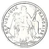 2 франка 2008 [Новая Каледония]