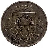 2 сантима 1928 [Латвия]