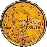 20 евроцентов 2007-2019 [Греция]