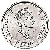 25 центов 2000, Миллениум - Природное наследие [Канада]