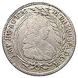 20 крейцеров 1768-1780, Мария Терезия - Орел со щитом Тироля [Австрия]
