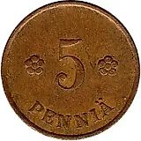5 пенни 1922 [Финляндия]