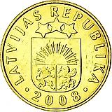 10 сантимов 2008 [Латвия]