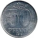 50 пфеннигов 1972, A [Германия / ГДР]