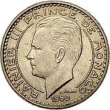 100 франков 1950 [Монако]