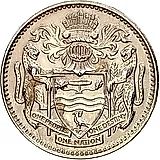 25 центов 1986 [Гайана]