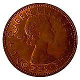 1 пенни 1961 [Новая Зеландия]