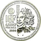 6.55957 франков 2000, Стили искусства Европы - Ренессанс [Франция]