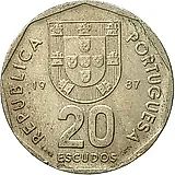 20 эскудо 1987 [Португалия]