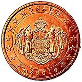 1 евроцент 2001-2005 [Монако]