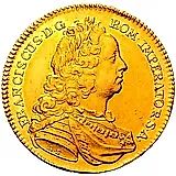 5 дукатов 1745, Франц I [Австрия]