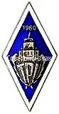 Badge "For Graduation from Tallinn Polytechnic Institute (TPI). 1960"