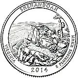 25 Cents 2014, D, Shenandoah Park [USA]