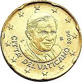 20 евроцентов 2006-2007 [Ватикан]