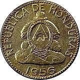 5 сентаво 1956 [Гондурас]