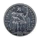 1 франк 2008 [Французская Полинезия]