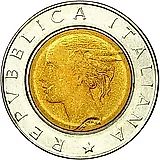 500 лир 1994, Пачоли [Италия]