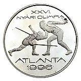 1000 форинтов 1995, XXVI летние Олимпийские Игры, Атланта 1996 [Венгрия]
