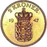 2 кроны 1947 [Дания]