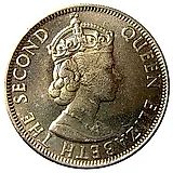 50 центов 1974, Бюст Королевы Елизаветы II [Белиз]