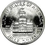 50 Cents 1976, S, Independence Hall [USA]