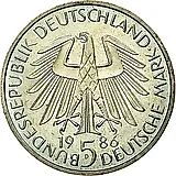 5 марок 1986, университет [Германия / ФРГ]