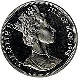 1 крона 1995, Александр Флеминг, пенициллин [Остров Мэн]