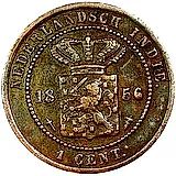 1 цент 1856 [Индия / Голландская Индия]