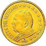 10 евроцентов 2002-2005 [Ватикан]