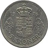 5 крон 1976 [Дания]