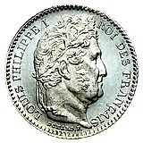 25 сантимов 1845-1848 [Франция]