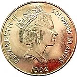 1 доллар 1992, 50 лет кампании в Гуадалканале [Соломоновы Острова]