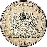 25 центов 1980 [Тринидад и Тобаго / Тринидад]
