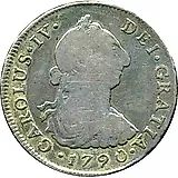 4 реала 1789-1791 [Перу]