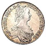 1 талер 1746-1753, Мария Терезия - орел с гербом Австрии в центре [Австрия]