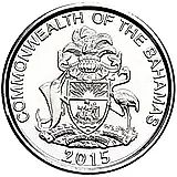 5 центов 2015 [Багамские Острова]